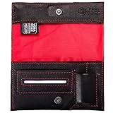 Tabaktasche Leder Schwarz Pellein "Lesorem"