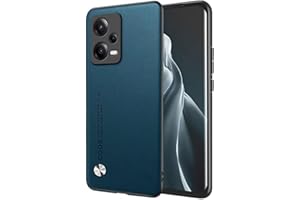 EASSGU Funda para Redmi Note 12 Pro+ 5G / Redmi Note12 ProPlus (6.67" Inches), Carcasa de Teléfono de Estilo Empresarial con Respaldo de PU Cuero - Zafiro