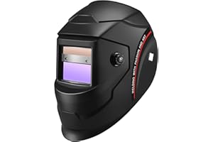 GFACHNT Automatik Schweißhelm Schweisshelme 9.2X4.2cm Schweißhelm Automatik Echtfarben Auto Verdunkelung Schweisshelme Solarstrom 2 Lichtbogensensor Breite Schattierung 9~13 Welding
