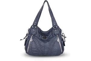 NICOLE & DORIS Grand Sac a Main Epaule Sac Femme Sac Cabas Cuir Souple Sac Bandouillere Femme Vintage