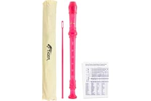 Tiger REC7-PK Flûte à Bec pour Enfants - Rose