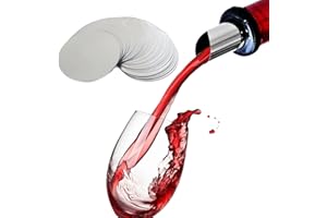 DAILYLIVE FENGYING 20Pcs Stop Goutte Bouteille Vin,Anti Goutte Vin,Vin Pourer Disque,Bec verseur à vin,Becs Réutilisable Goutte Stop Pour Les Becs Bouteilles de Vin et Bouteille Huile Olive
