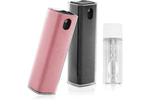 SRLWMYI Screen Cleaner Kit 2PCS with 10ml Refills, 3 in 1 Screen Cleaner Tool with Microfiber Cloth, Portable Reusable Laptop Screen Cleaner Spray Bottle, Screen Cleaning Supplies for Phone Laptop Car Screen