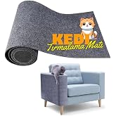 BEYLİNİ Kedi Tırmalama Halısı Yapışkanlı Her Y&uuml;zeye Uygulanabilir Kesilebilir Mobilya Koruyucu Mat (Gri, 40x50)