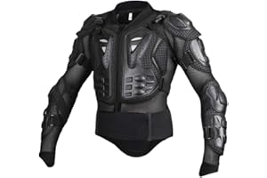 ZhuiKun Veste de Protection pour Moto, Veste Armure Gilet Protection Motard Blouson de Protection Cross per Motard Snowboarding Cyclisme
