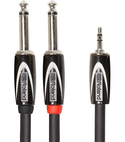 Citronic | 6,3 mm Stereo Jack naar 2 x Mono 6,3 mm Jacks Audio kabel | 1,5 meter