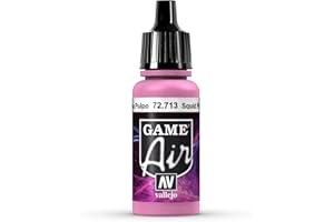 AV VALLEJO Vallejo 72713 - Colore Acrilico Opaco All'acqua, Per Aerografia, Rosso (Squid Pink), 17 ml, 1 Pezzo