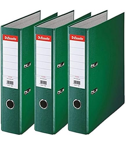Classeurs à Levier Esselte - Dos 75mm, A4, Bleu Foncé - Lot De 3
