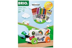 BRIO World, Tren de Pegatinas, Edad Recomendada 36 + Meses