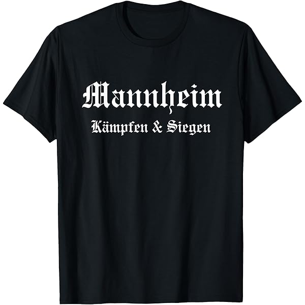 UGLYSHIRT Mannheim Kapuzenpullover - Skyline Design Fanartikel