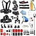 Produktbild Rhodesy RH032 Zubehör Set 60 in 1 Halterungsset für GoPro Hero 6 Black Hero 5 Session Hero 4 Session Hero 4 und SJ5000 Serie