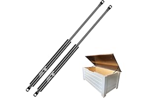 WateryWave 550MM 600N Molle a Gas con 8mm Occhiello Teste Pistoni per Ante Cucina Mobili Pistoncini Idraulici per Pesante Coperchio Gabinetto Pavimento Porta di Trappola(550MM-600N)