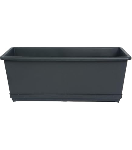 2er-Set Blumenkasten Venus – Länge 70 Cm, Hell Anthrazit, Robustes Kunststoff, UV-beständig, Ohne Ablauflöcher (nachrüstbar) 2er-Set Blumenkasten Venus – Länge 70 Cm, Hell Anthrazit, Robustes Kunststoff, UV-beständig, Ohne Ablauflöcher (nachrüstbar)