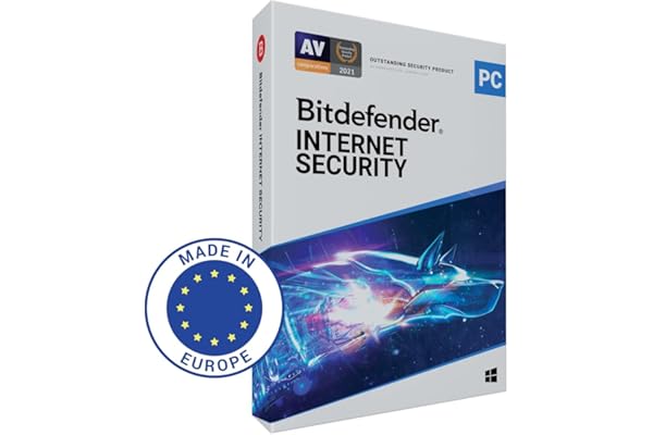 Bitdefender Internet Security | 3 dispositivos | 2 años | PC | Código de activación enviado por correo postal