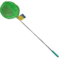 Idena 40078 - Mini Kescher aus Metall mit ausziehbarer Teleskopstange, von ca. 37 cm bis ca. 72 cm, für Kinder oder zum…