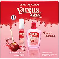 ULRIC DE VARENS Duft-Set Sweet Pomme D'Amour – Eau De Parfum Damen 50 Ml + 20 Ml Zerstäuber, Fruchtig-gourmand Mit Apfel & Vanille, Made In France