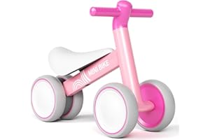 FAYDUDU Balance Bike for 1 Year Old Ride On Toy for 1 2 Years Old First Bike for Girls Boys Baby Bike Walker No Pedals Toddler Trike for 10-24 Months