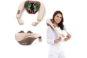 Beurer MG 153 nackmassageapparat, handsimulerad knådningsmassage för nacke, axlar och ben, med värmefunktion och automatisk a