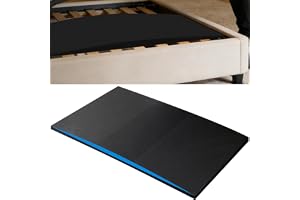 Cnwinu Hängande madrassstöd fixa sjunkande sängar, 150 × 60 × 5 cm skumdyna med hög densitet, svart trapetsformad under madrassstöd, skärbara bäddstöd för sängförvaring och förlänger livslängden