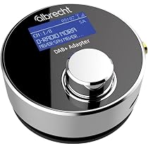 Albrecht DR 54 Adattatore DAB/DAB+ Per Auto E Casa - Con Trasmettitore FM Integrato, Display LC