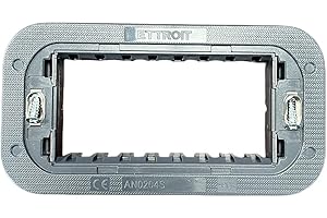 ZOREI Support Compatible avec Bticino Axolute Air, Support Slim Pour Plaques De Boîte 503 504 506 (10, 4 Modules/Places)