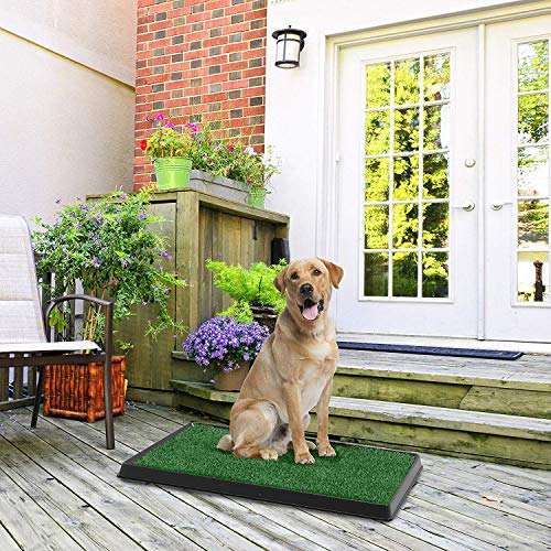 Sailnovo-Toilette-pour-Chien-Interieur-Bac--Litire-Intrieur-Domestiques-Tapis-dherbe