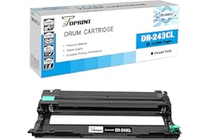 TOPRINT DR243CL DR-243CL Compatible Unidad de Tambor Alta Capacidad 18000 Páginas Negro para Brother MFC-L3770CW L3710CDN L3730CDW L3750CDW DCP-L3550CDW L3510CDW HL-L3270CW L3210CDW L3230CDW Impresoras