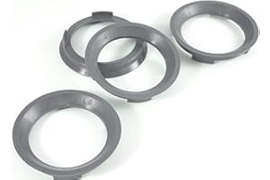 FELGENFACTORY 4 anelli di centraggio 70,4 x 57,1/70,4 su 57,1 grigio scuro compatibile con Rondell ROD