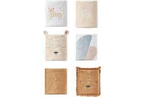 NOUKIE'S - Lot de 6 Protège-Barreaux pour Lits et Parcs Bébé - Babou & Kendi - Multicolore