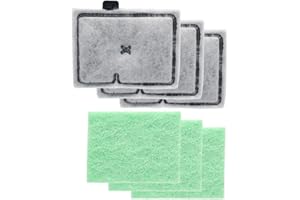 Finest-Filters Compatible with Interpet Internal CF Cartridge Filters - Multiple Pack, 1x month and 3x month kits (Filter Cartridges and Algaway Pads) (CF1 - THREE MONTHS)