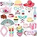 Produktbild LUOEM Tee Party Stick Requisiten Tea Party Photo Booth Requisiten Kit Party Zubehör Mädchen Party Favors Supplies, Pack von 30 (Keine DIY)
