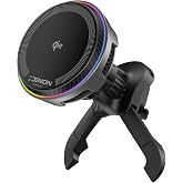Xenon Smart Qi2 Kablosuz Ara&ccedil; Şarjı ve Tutucu | 15W Aktif Soğutma Fanı 48W Hızlı Şarj Adapt&ouml;r&uuml; 360&deg; X6416