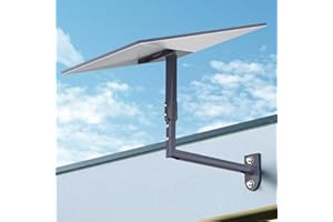 EDUP LOVE EDUP Support Starlink Gen 3, Support Mural Starlink Gen3 Réglable à 360°, Kit de Montage sur Mât Starlink V3 avec Adaptateur de Tube Starlink Gen 3 pour le Kit Internet Gen3/ Mini Starlink