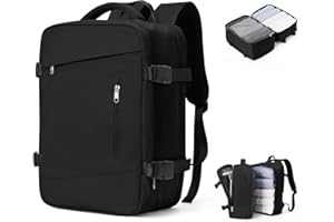 SZLX Zaino Ryanair 40x20x25 Bagaglio a Mano Donna Zaino da Viaggio con Porta USB Borse da Cabina per Easyjet 45x36x20 Zaino per Computer Portatile Impermeabile Borsa da Viaggio Uomo Travel Backpack