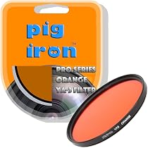 Pig Iron Red R1 Pro Filter 82 Mm – Kontrastverstärker Für Schwarz-Weiß-Fotografie, Für Landschaft & Architektur