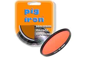 Pig Iron Orange YA3 Pro Filter Kontrastverstärker für Schwarz-Weiß-Fotografie Spezialeffektkameraobjektivfilter (67 mm)