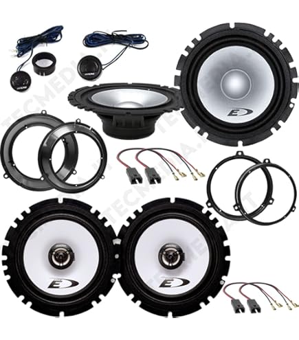 Altoparlanti Auto Fiat Panda 2002-2012 Posteriori 16.5cm Con Cavi - Sound-way - Foto 2
