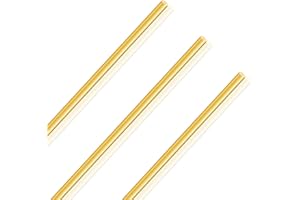 LAVMHAB Messingstab 5mm x 250mm, Messing Massiver Runde Stab für DIY Bastel (3 Stück)