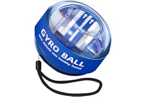 Ezweiji Palla Giroscopica da Polso Ad Avvio Automatico, con Borsa per Palline Originale, Forza del Braccio Rinforzante per Il Polso per Ossa E Muscoli del Polso