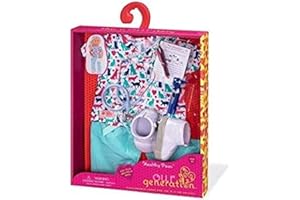 Our Generation - Uniforme da veterinario - Accessori per l'ospedale - Vestiti per bambole da 46 cm - Gioco di fantasia - Giocattoli per bambini dai 3 anni in su - Healthy Paws