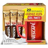 NESCAF&Eacute; 3&uuml;1 20 Pack with Milk and Foam (With Cup Gift) (20x17.4g)