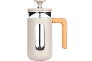 La Cafetière Pisa Stainless Steel Cafetière, Latte, Gift Boxed (350ml capacity cafetière makes 3 cups)