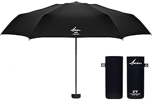 AMBRA UV PROTECTION Ambra UV: Ombrello con protezione UV. Mini ombrello pieghevole antivento per pioggia e sole. 220 g 18 x 5 cm