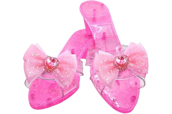 Generiska prinsesskor | Klackskor för barn, utklädningsskor, kristall för scen, maskbal, fest, karneval, skola, kostym, dag