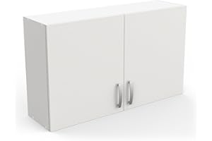 Demeyere 13 CASA Adria 'A1 Suspendue 100 cm 2 Ante. Dim. 100 * 28 * 60H cm. melamina. Blanc.