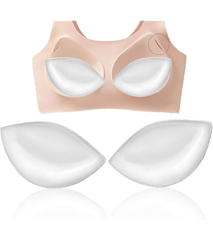 Inserts De Soutien-gorge En Silicone Alvéolé - Rehausseur De Poitrine Transparent - Taille 13x10 Cm - Semi-adhésif