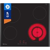 Balay, Ceramic Hob Plate, Touch Control, Programmable, Black, 3EB721LR | No worries about cooking times thanks to its conveni