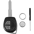 For SUZUKI Swift Key Fob for suzuki ignis Key Fob SX4 Liana Alto vauxhall agila Key Fob 2 Buttons Car Key Case Battery CR1620
