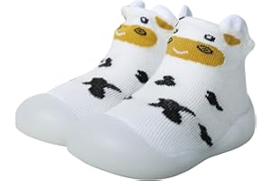 Tolaler Baby Shoes Socks, Lightweight Anti-Slip Baby Sock Shoes Soft Comfortable Baby Shoe Socks Outdoor/Home/Garden
