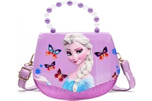 BABIOMS Borsetta per Bambini, Borsa a Tracolla per Bambini, Cartoon Borsa per Bambina con Cinghia Regolabile，Cartoon Borsa Messenger(18 * 15 * 7 cm)